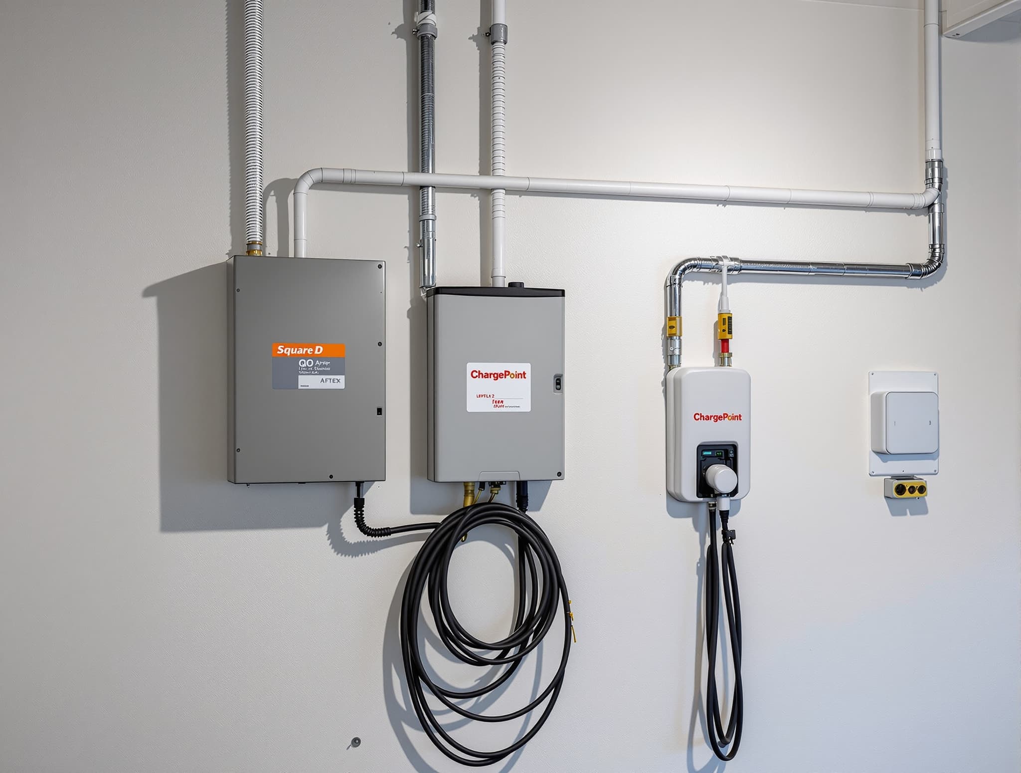 EV + Subpanel in Garden City - after
